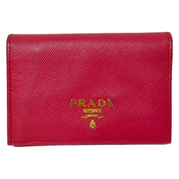 Prada Handbags - PRADA - Pink Leather Card Case